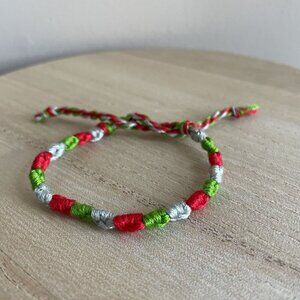Yuki Bracelet, anklet, trendy, comfortable, tie, embroidery thread, woven, gift,